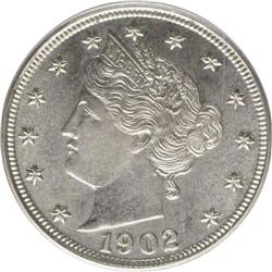 1902 5C PR64 PCGS. PCGS Population (167/179). NGC Cens