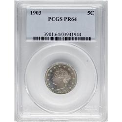 1903 5C PR64 PCGS. PCGS Population (168/210). NGC