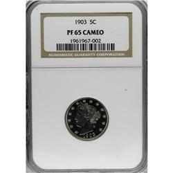 1903 5C PR65 Cameo NGC. NGC Census: (20/42). PCGS