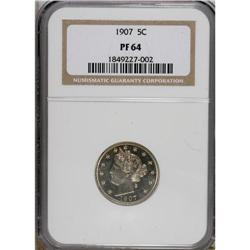 1907 5C PR64 NGC. NGC Census: (178/300). PCGS Popu
