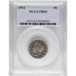 1912 5C PR65 PCGS. PCGS Population (91/44). NGC Ce