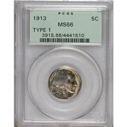 1913 5C Type One MS66 PCGS. PCGS Population (1393/