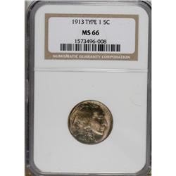 1913 5C Type One MS66 NGC. NGC Census: (2160/458).