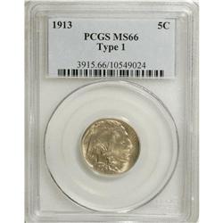 1913 5C Type One MS66 PCGS. PCGS Population (1393/