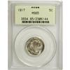 Image 1 : 1917 5C MS65 PCGS. PCGS Population (237/136). NGC