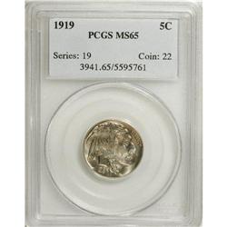 1919 5C MS65 PCGS. PCGS Population (318/126). NGC