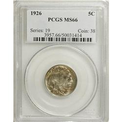 1926 5C MS66 PCGS. PCGS Population (292/24). NGC C