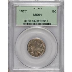 1927 5C MS64 PCGS. PCGS Population (522/824). NGC