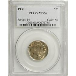 1930 5C MS66 PCGS. PCGS Population (240/19). NGC C