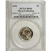 Image 1 : 1930 5C MS66 PCGS. PCGS Population (240/19). NGC Censu