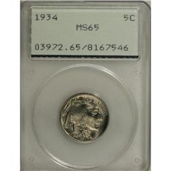 1934 5C MS65 PCGS. PCGS Population (440/160). NGC