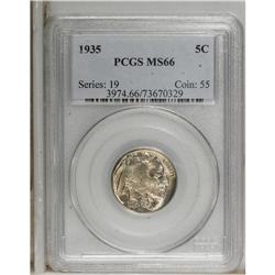 1935 5C MS66 PCGS. PCGS Population (447/102). NGC