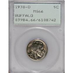 1938-D 5C MS66 PCGS. PCGS Population (20932/1215).