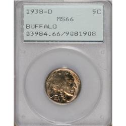 1938-D 5C MS66 PCGS. PCGS Population (20932/1215).