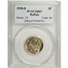 Image 1 : 1938-D 5C MS67 PCGS. PCGS Population (1207/8). NGC