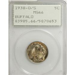 1938-D/S 5C MS66 PCGS. PCGS Population (1155/139).