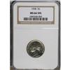 Image 1 : 1938 5C MS66 Full Steps NGC. NGC Census: (20/6). P