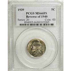1939 5C Reverse of 1940 MS66FS PCGS and a 1950-D MS66F