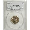 Image 1 : 1939-D 5C Reverse of 1940 MS66 PCGS and a 1939-S Rever
