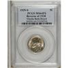 Image 1 : 1939-S 5C Reverse of 1938 MS64 Full Steps PCGS. Ex