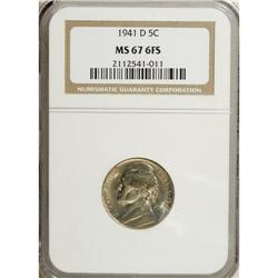 1941-D 5C MS67 Full Steps NGC. NGC Census: (61/0).