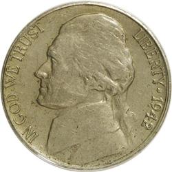 1942-D 5C D Over Horizontal D AU50 PCGS. PCGS Populati