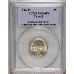 1942-P 5C Type Two MS66 Full Steps PCGS. PCGS Popu