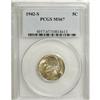 Image 1 : 1942-S 5C MS67 PCGS. PCGS Population (52/0). NGC C