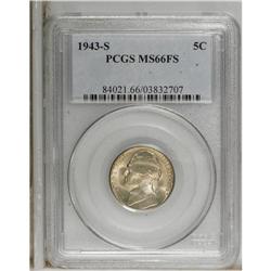 1943-S 5C MS66 Full Steps PCGS. PCGS Population (5