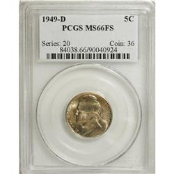 1949-D 5C MS66 Full Steps PCGS. PCGS Population (6