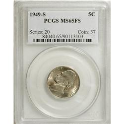 1949-S 5C MS65 Full Steps PCGS. PCGS Population (6