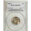Image 1 : 1949-S 5C MS65 Full Steps PCGS. PCGS Population (6