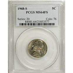 1968-S 5C MS64 Full Steps PCGS. PCGS Population (5