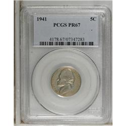 1941 5C PR67 PCGS. PCGS Population (78/3). NGC Cen