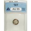 Image 1 : 1832 H10C AU55 ANACS. NGC Census: (18/636). PCGS Popul