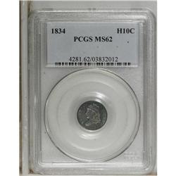 1834 H10C MS62 PCGS. PCGS Population (44/203). NGC