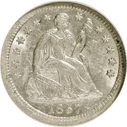 1857-O H10C AU58 NGC. NGC Census: (56/222). PCGS Popul