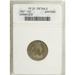 1807 10C --Damaged--ANACS. VF20 Details. NGC Census