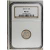 Image 1 : 1857-O 10C MS61 NGC. NGC Census: (7/86). PCGS Popu