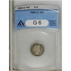 1895-O 10C G6 ANACS. NGC Census: (5/251). PCGS Pop