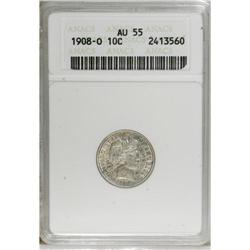 1908-O 10C AU55 ANACS. NGC Census: (2/140). PCGS P