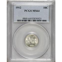 1912 10C MS64 PCGS. PCGS Population (188/158). NGC