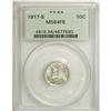 Image 1 : 1917-S 10C MS64 Full Bands PCGS. PCGS Population (