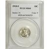 Image 1 : 1918-S 10C MS64 PCGS. PCGS Population (92/41). NGC