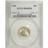 Image 1 : 1919 10C MS65 Full Bands PCGS. PCGS Population (12