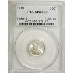 1919 10C MS65 Full Bands PCGS. PCGS Population (12
