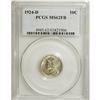Image 1 : 1924-D 10C MS62 Full Bands PCGS. PCGS Population (
