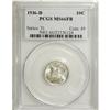 Image 1 : 1936-D 10C MS66 Full Bands PCGS. PCGS Population (