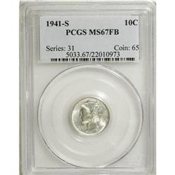 1941-S 10C MS67 Full Bands PCGS. PCGS Population (