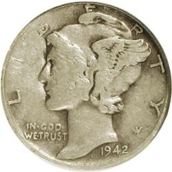 1942/1-D 10C F12 NGC. NGC Census: (63/1035). PCGS Popu